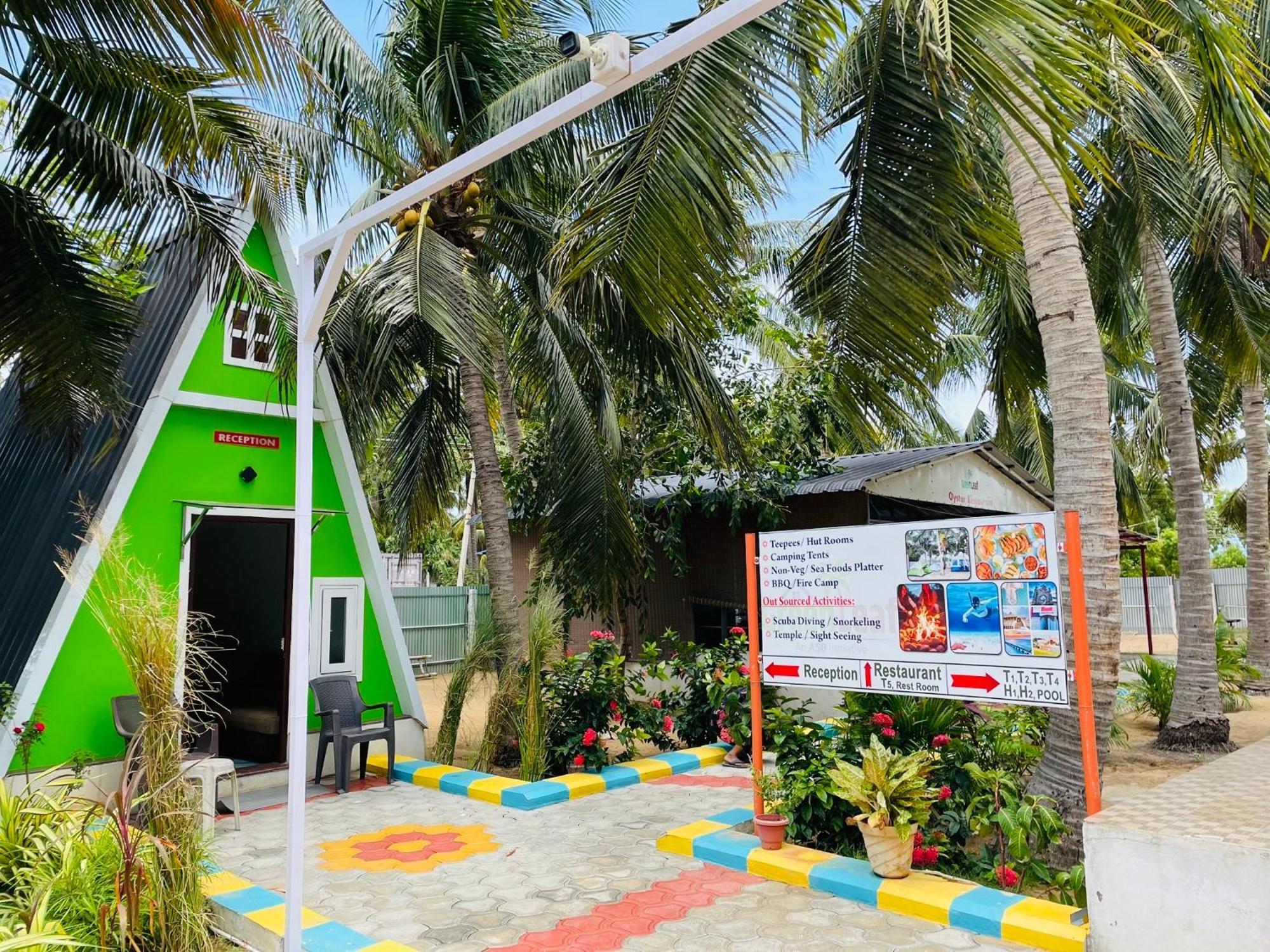 Greenleaf Resorts And Restaurant Rameswaram Bagian luar foto